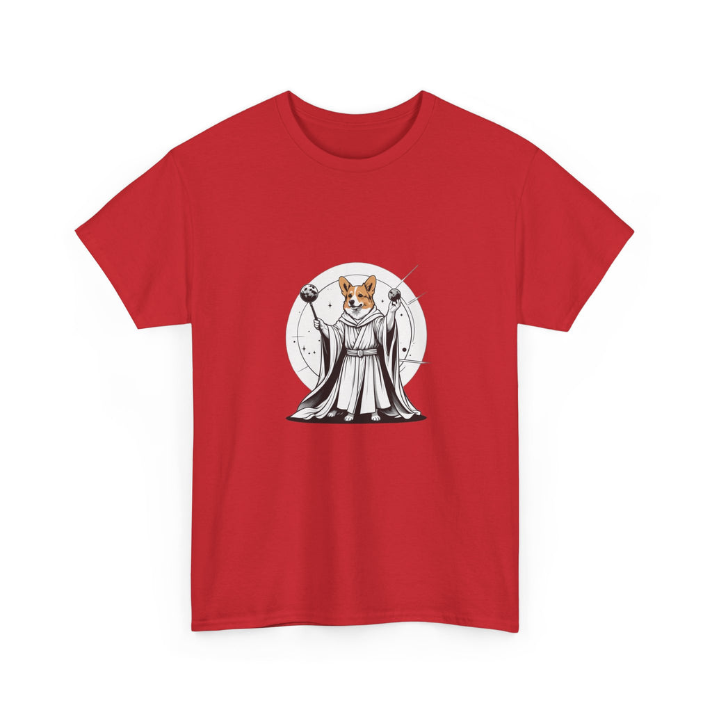 Corgi Points to the Cosmos — Unisex T-Shirt