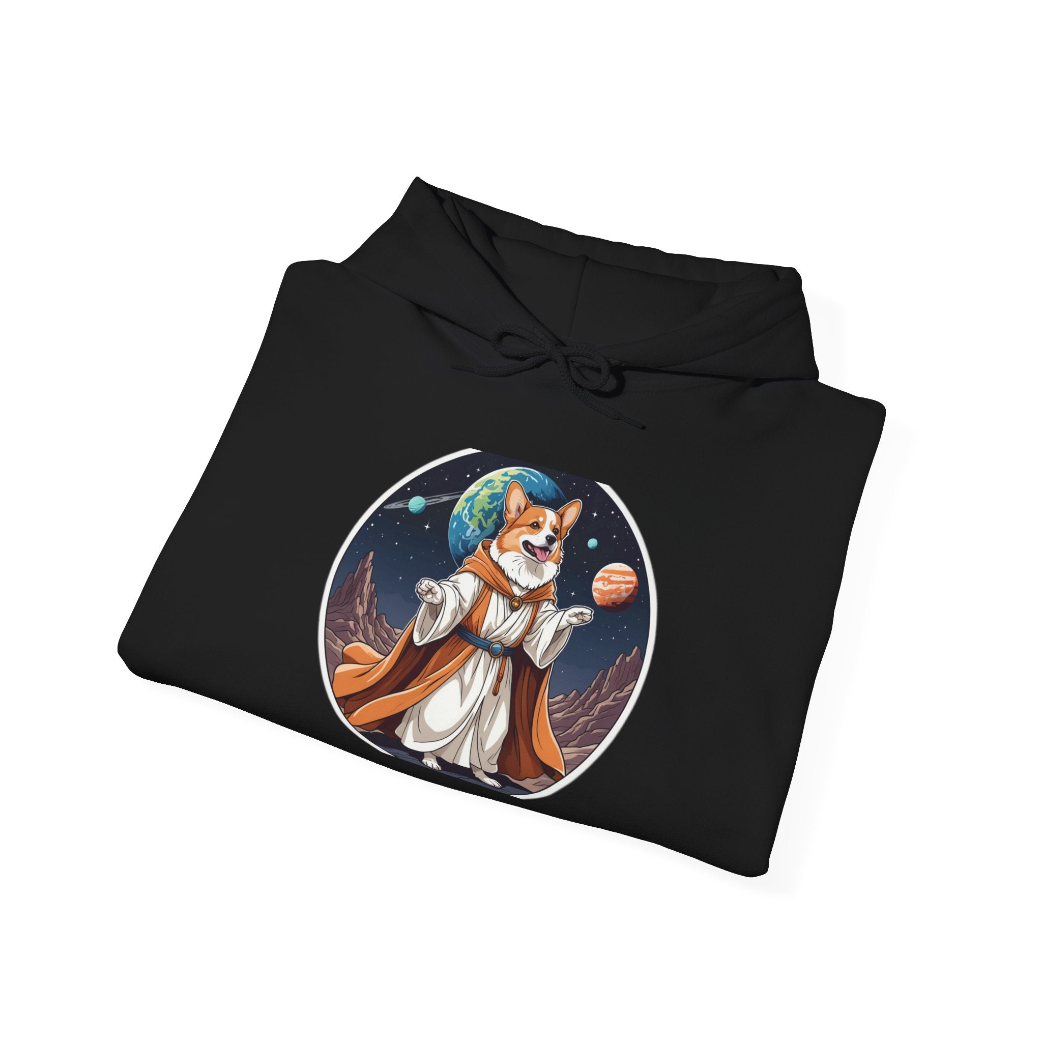 Corgi Cosmic Quest — Unisex Hoodie