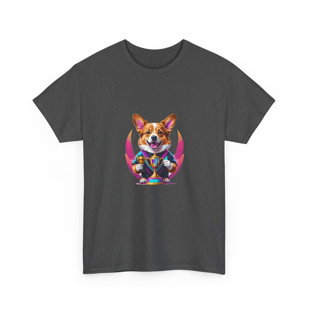 Glitched Corgi Trophy Holder — Unisex T-Shirt