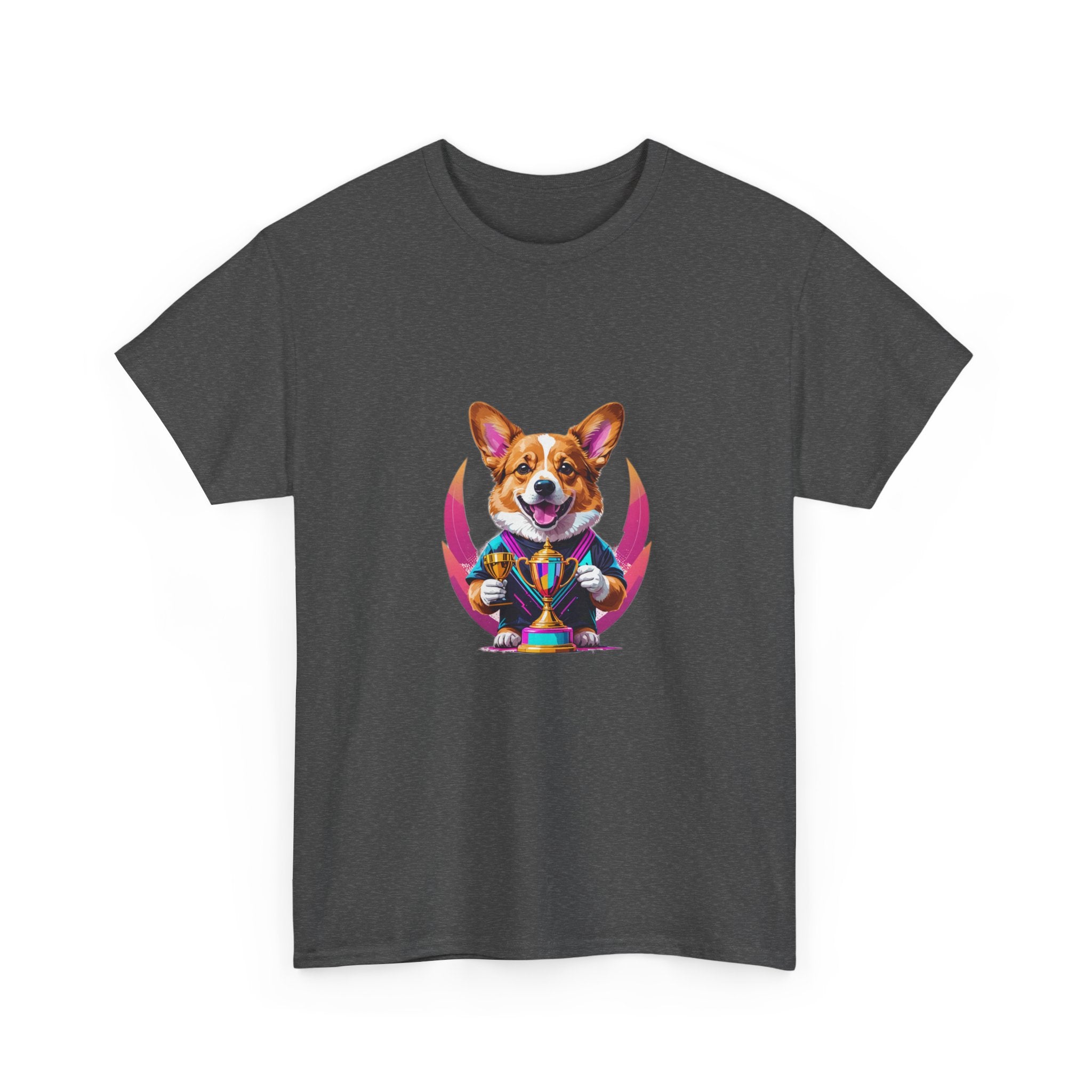 Glitched Corgi Trophy Holder — Unisex T-Shirt
