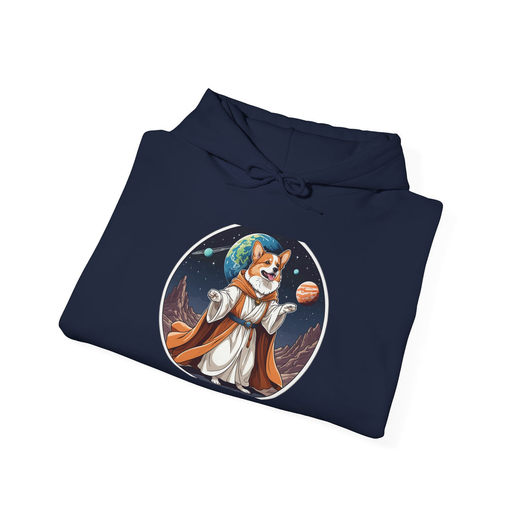 Corgi Cosmic Quest — Unisex Hoodie
