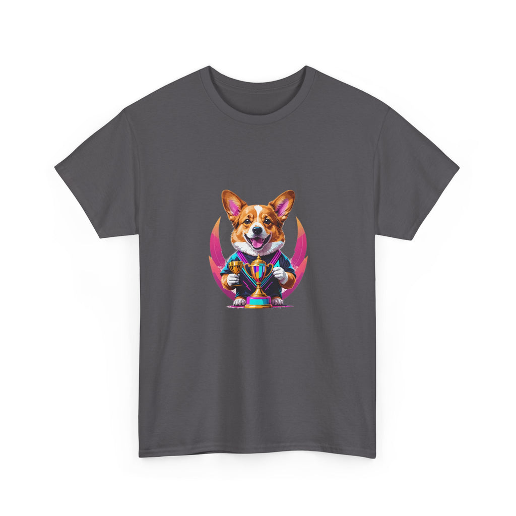 Glitched Corgi Trophy Holder — Unisex T-Shirt
