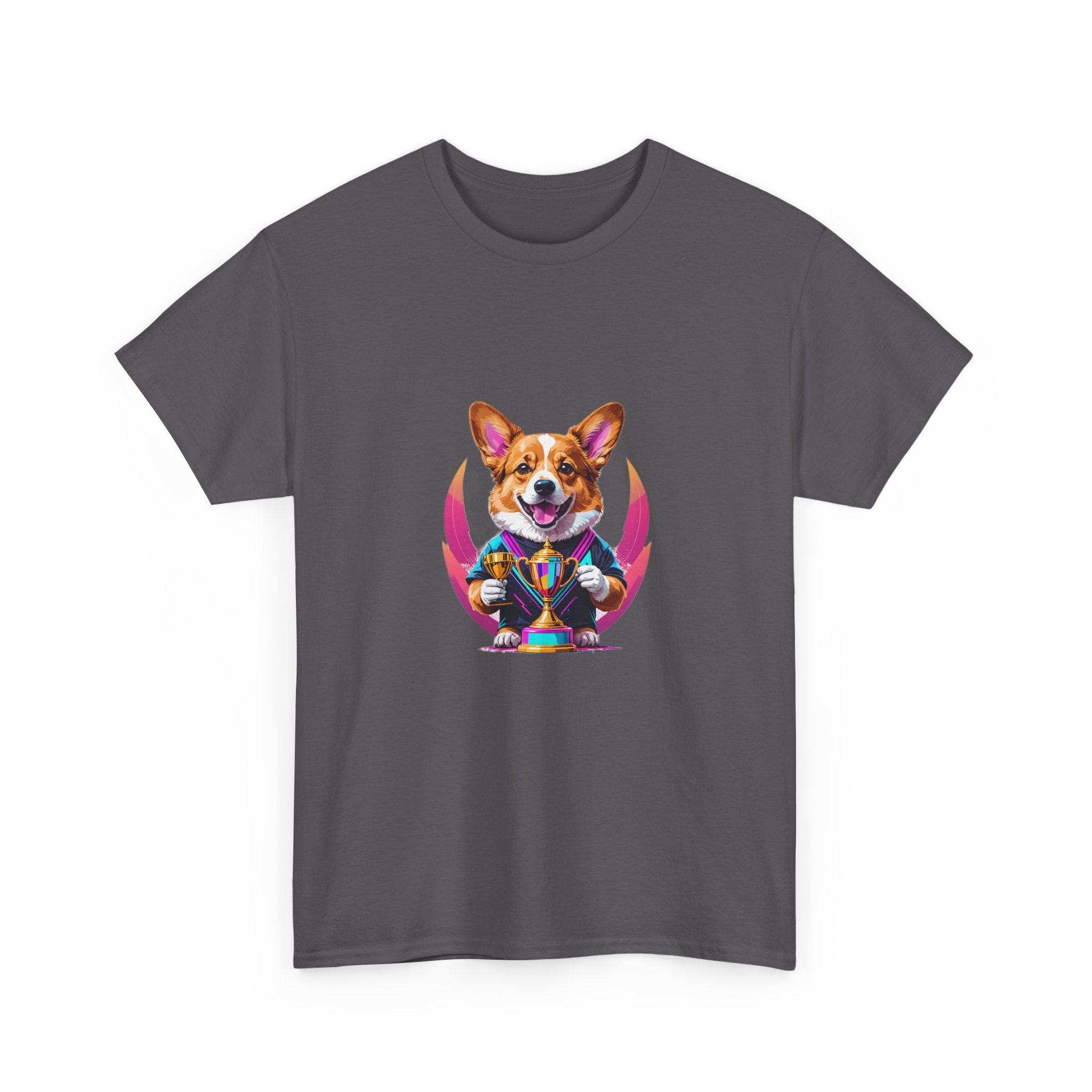 Glitched Corgi Trophy Holder — Unisex T-Shirt