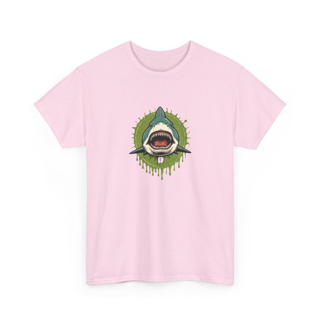 Shark Brain Rot Meme Graphic Tee | Cursed Unhinged T-Shirt | Unisex T-Shirt