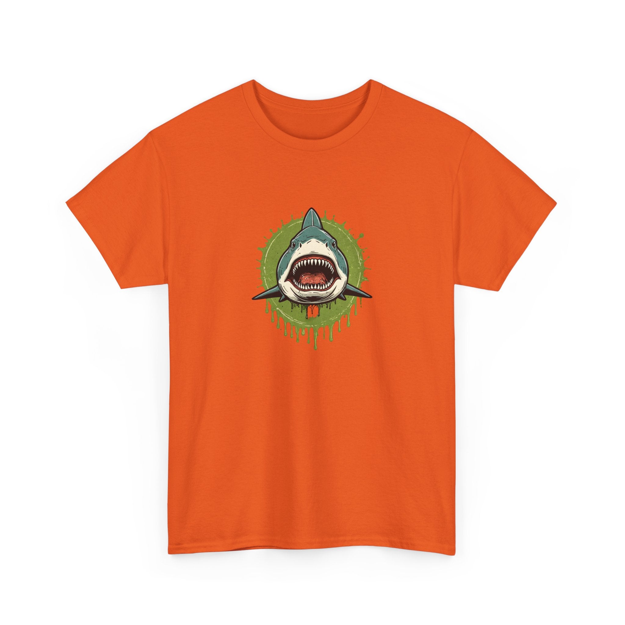 Shark Brain Rot Meme Graphic Tee | Cursed Unhinged T-Shirt | Unisex T-Shirt