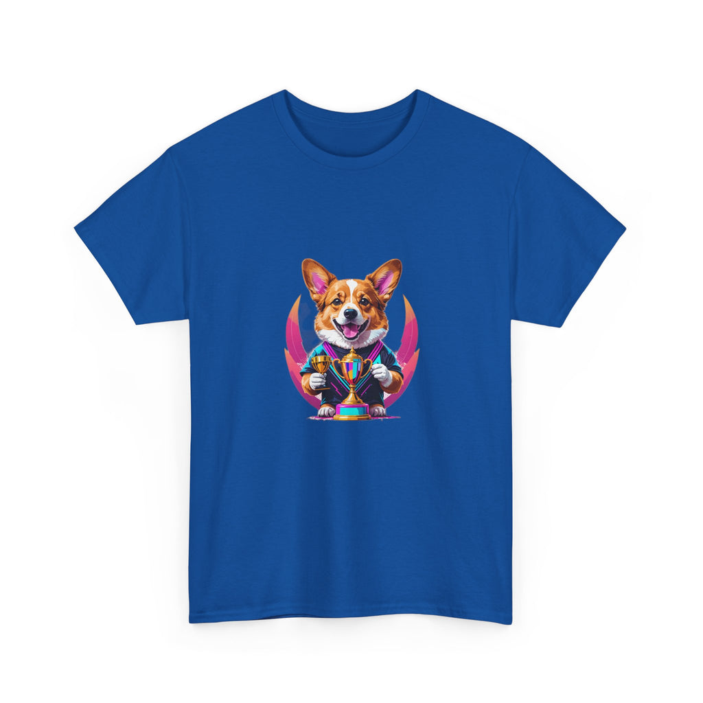 Glitched Corgi Trophy Holder — Unisex T-Shirt