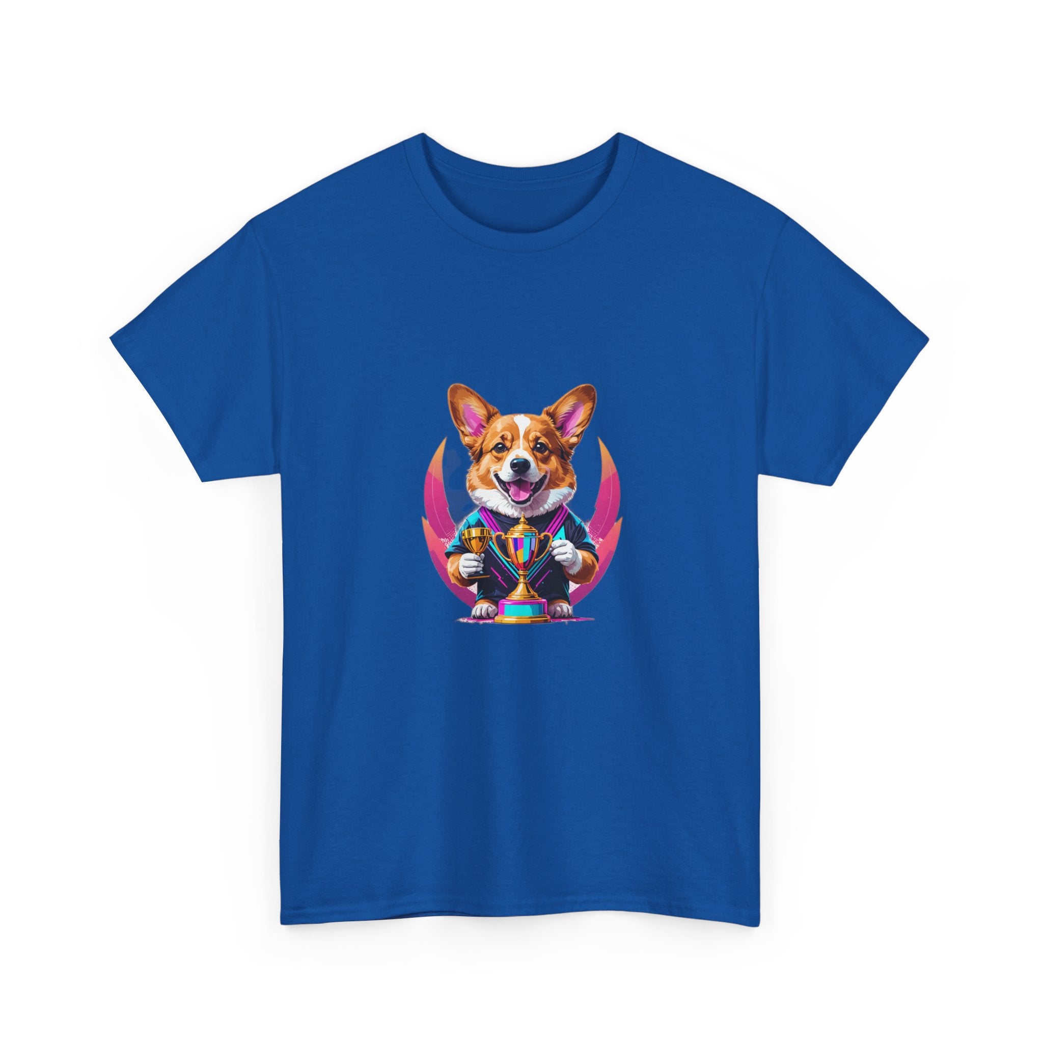 Glitched Corgi Trophy Holder — Unisex T-Shirt