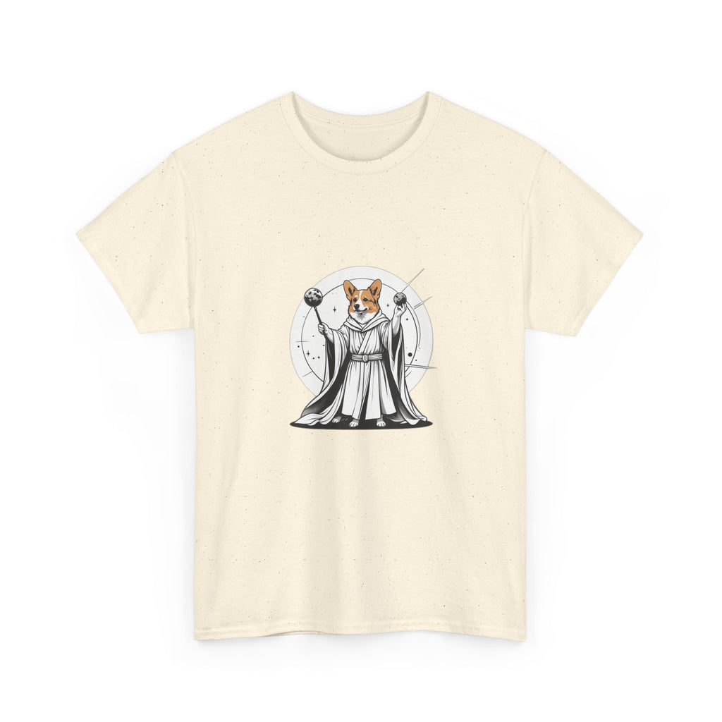Corgi Points to the Cosmos — Unisex T-Shirt