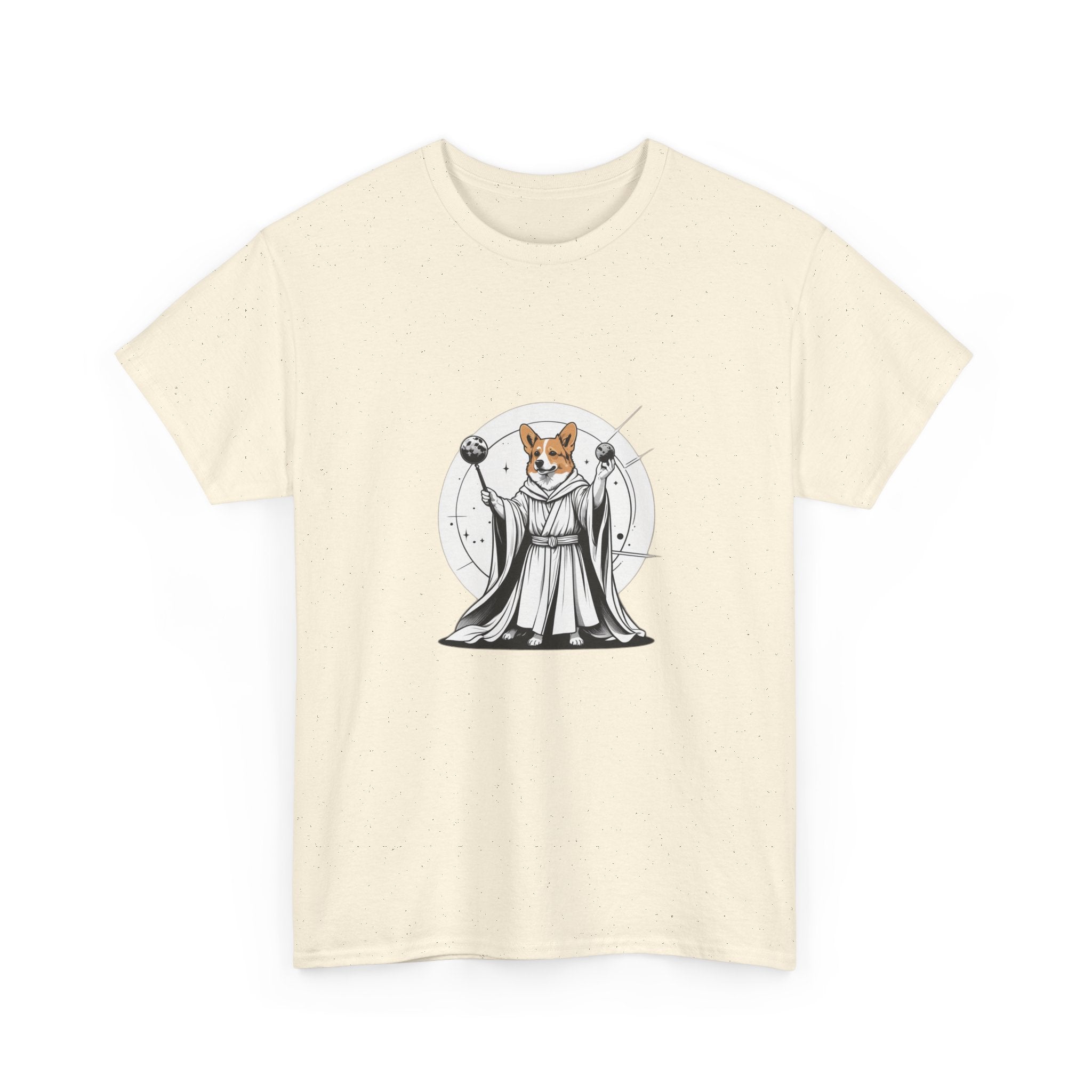 Corgi Points to the Cosmos — Unisex T-Shirt