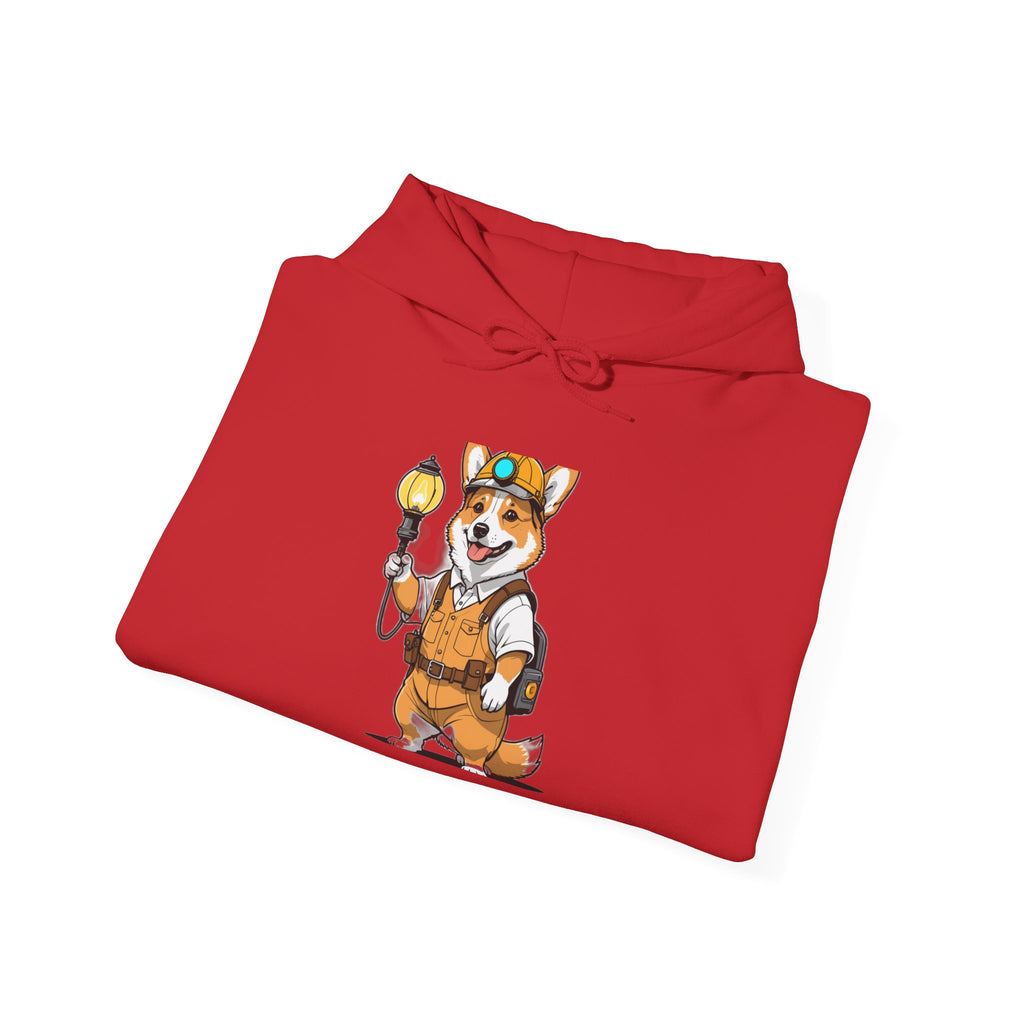 Corgi Caught Lantern — Unisex Hoodie