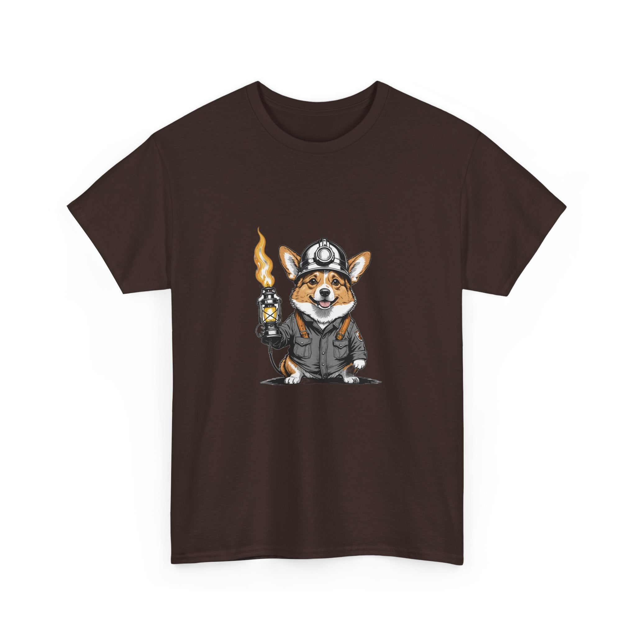 Corgi Miner's Helmet — Unisex T-Shirt