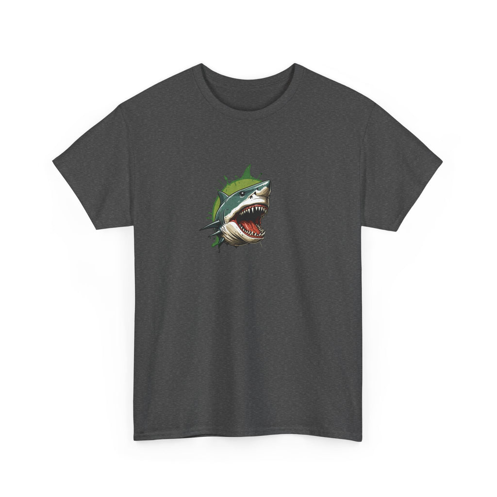Cursed Shark Brain Rot Graphic Tee | Funny Meme Shirt for Cat Lady | Unisex T-Shirt