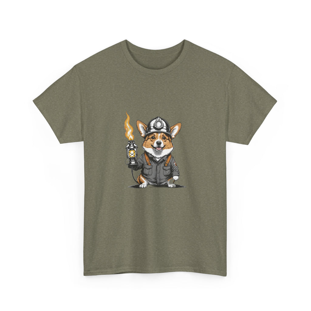 Corgi Miner's Helmet — Unisex T-Shirt