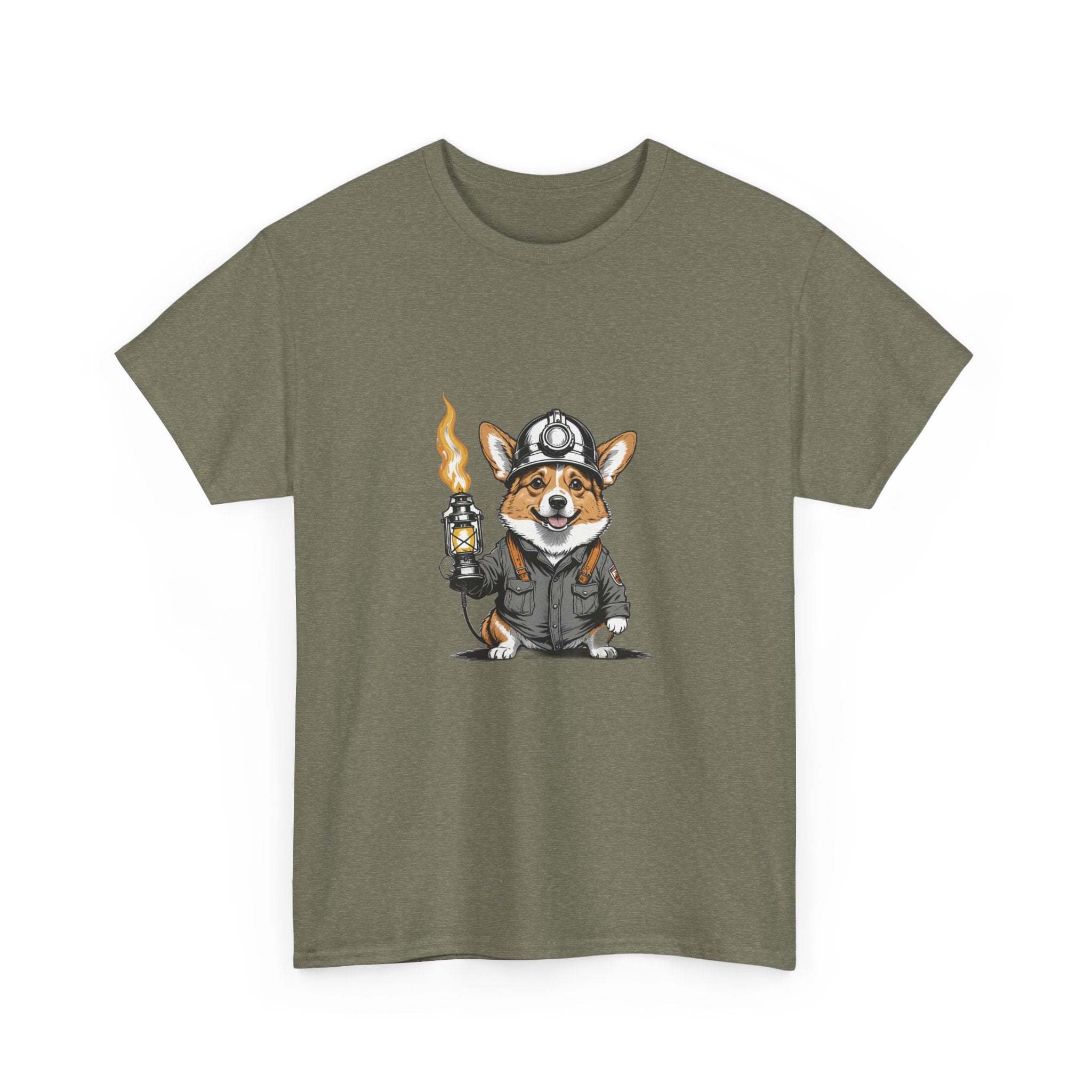 Corgi Miner's Helmet — Unisex T-Shirt