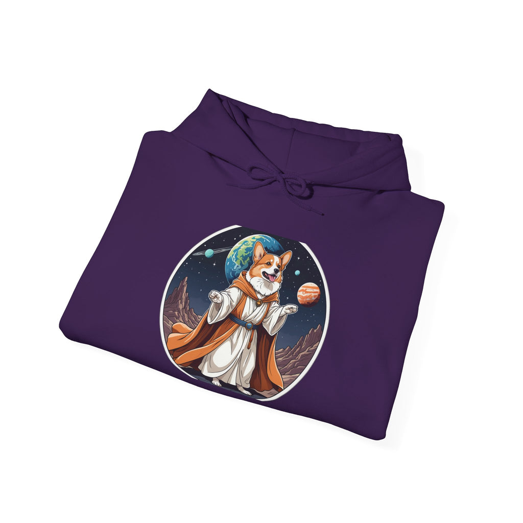 Corgi Cosmic Quest — Unisex Hoodie
