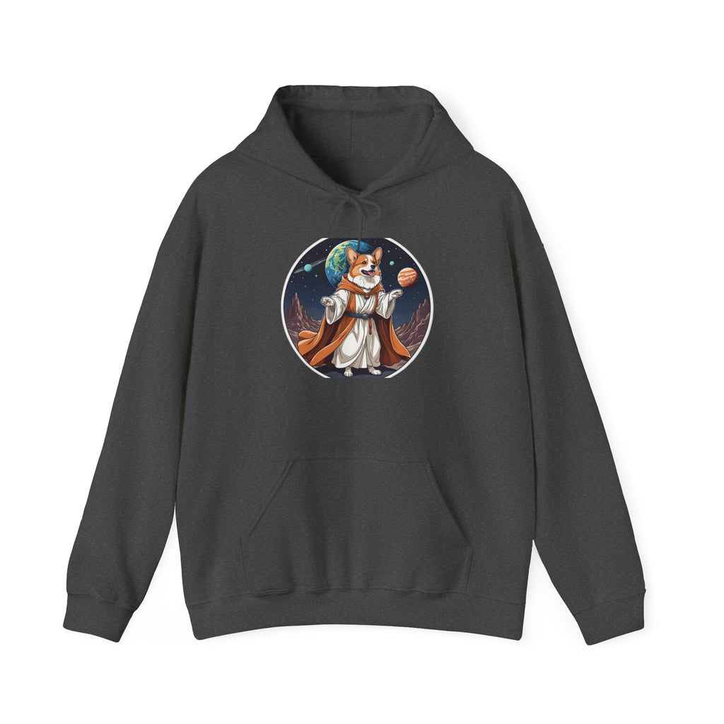 Corgi Cosmic Quest — Unisex Hoodie