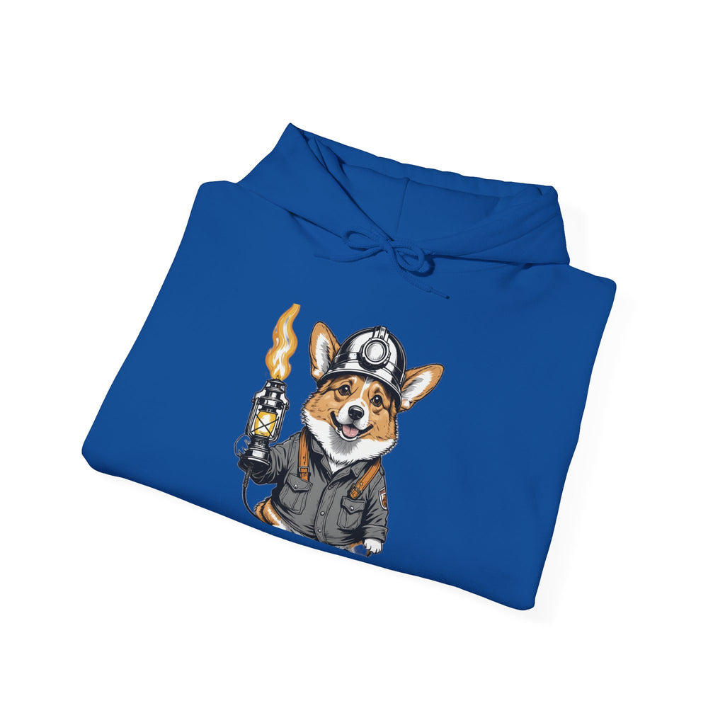 Corgi Miner's Helmet — Unisex Hoodie