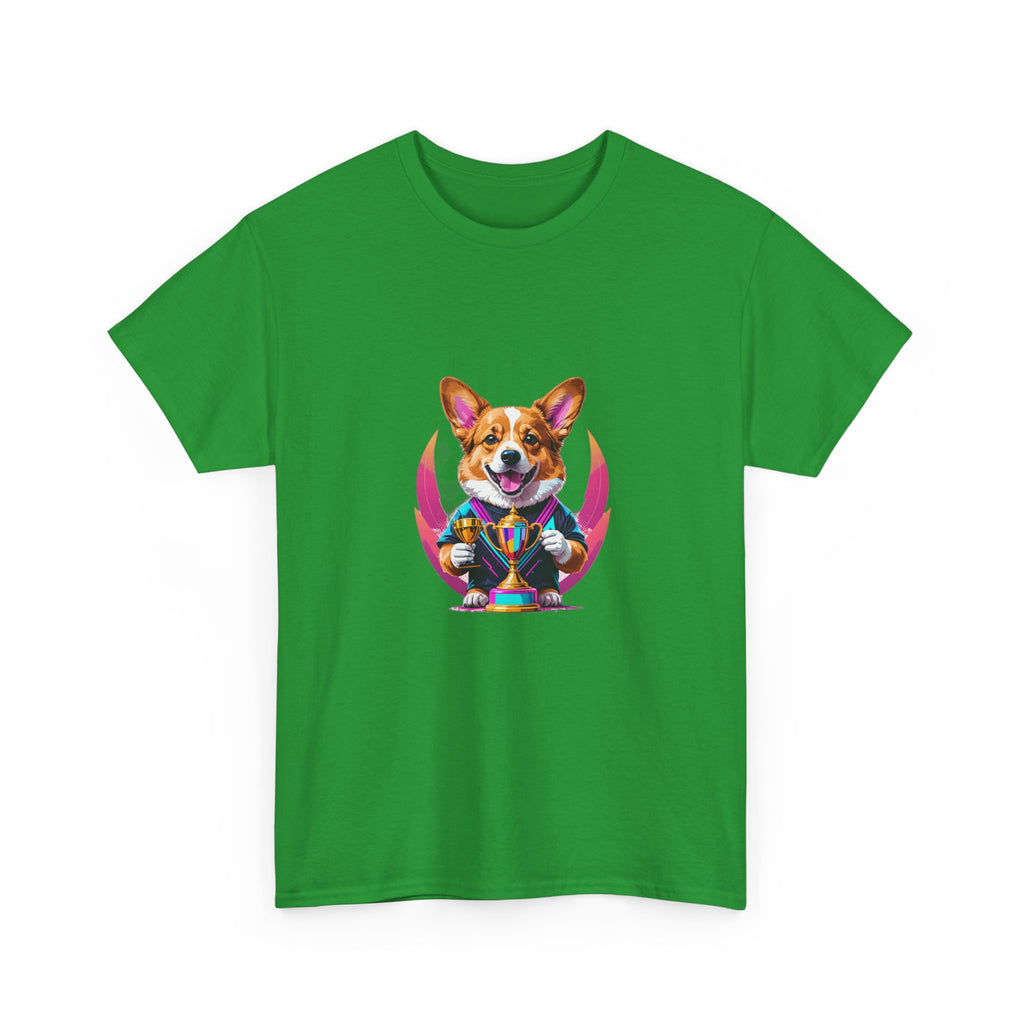Glitched Corgi Trophy Holder — Unisex T-Shirt