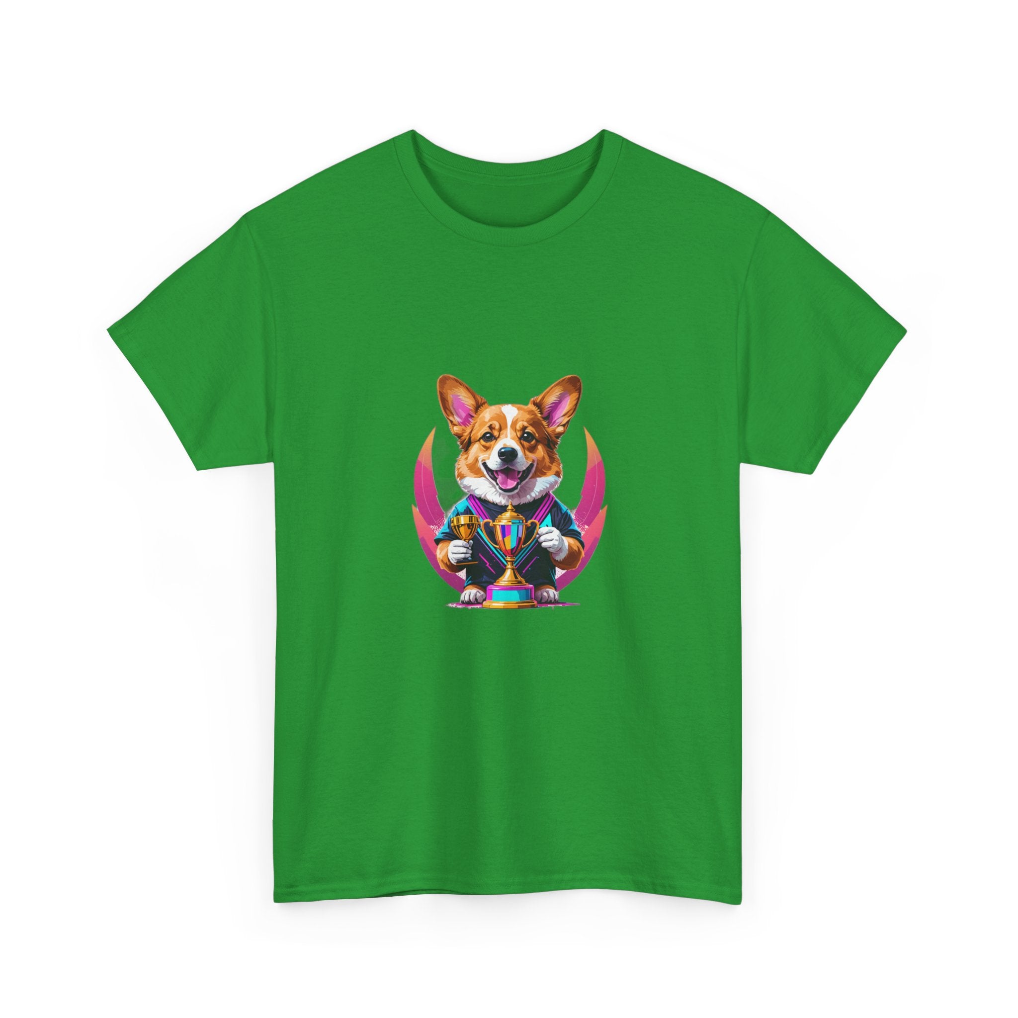 Glitched Corgi Trophy Holder — Unisex T-Shirt