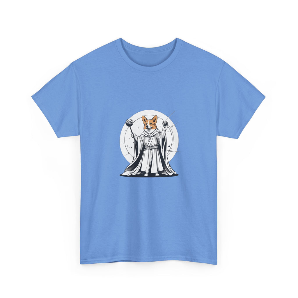 Corgi Points to the Cosmos — Unisex T-Shirt