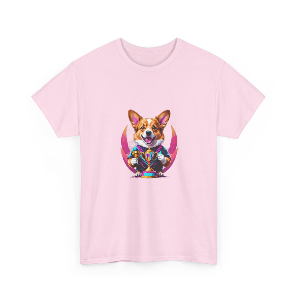 Glitched Corgi Trophy Holder — Unisex T-Shirt