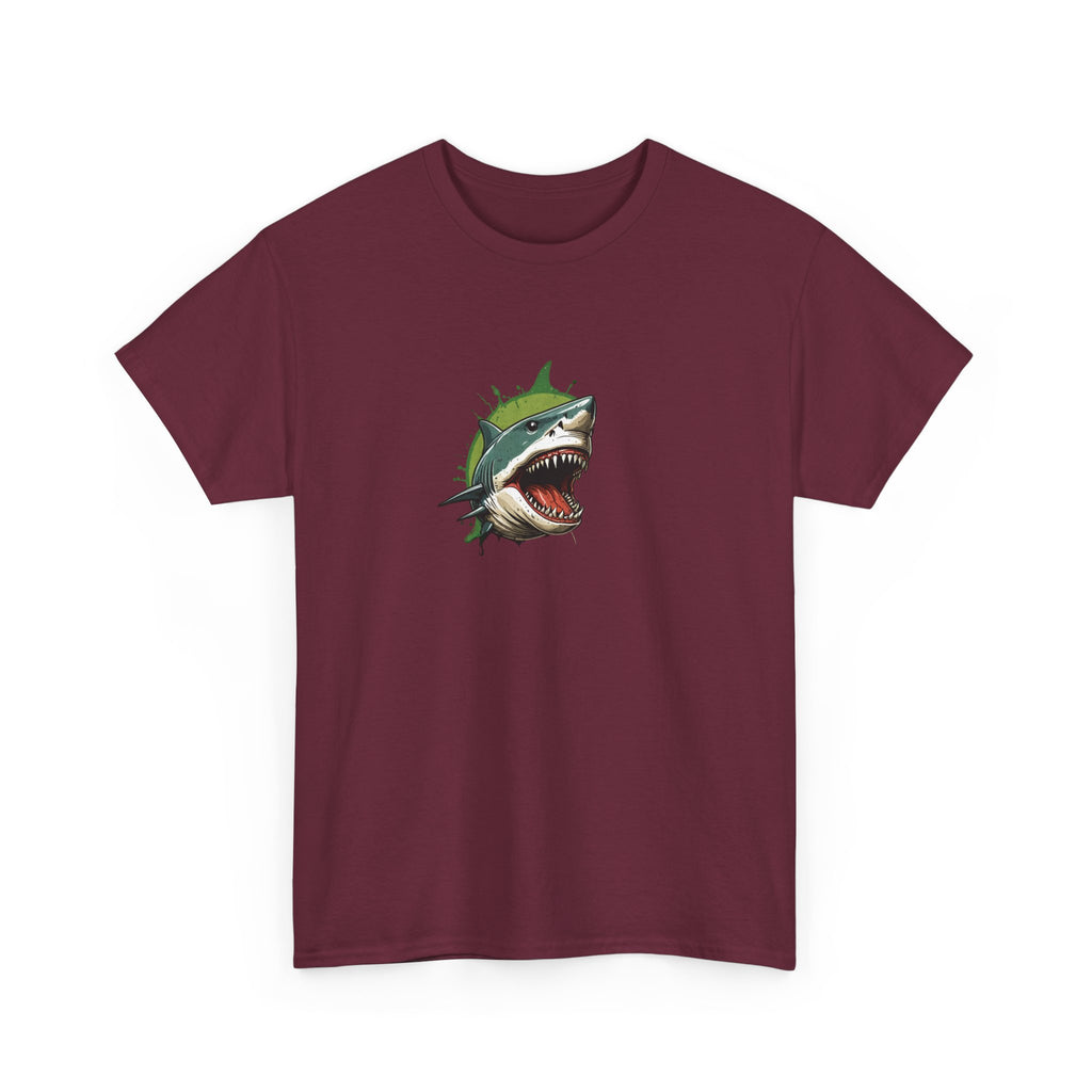 Cursed Shark Brain Rot Graphic Tee | Funny Meme Shirt for Cat Lady | Unisex T-Shirt