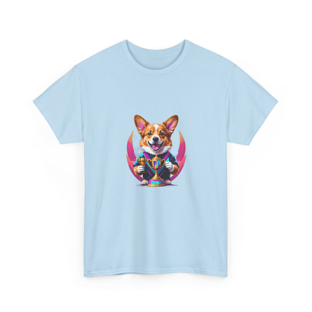 Glitched Corgi Trophy Holder — Unisex T-Shirt