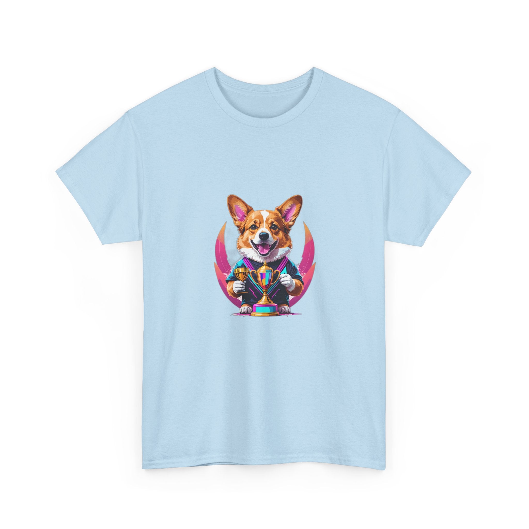 Glitched Corgi Trophy Holder — Unisex T-Shirt