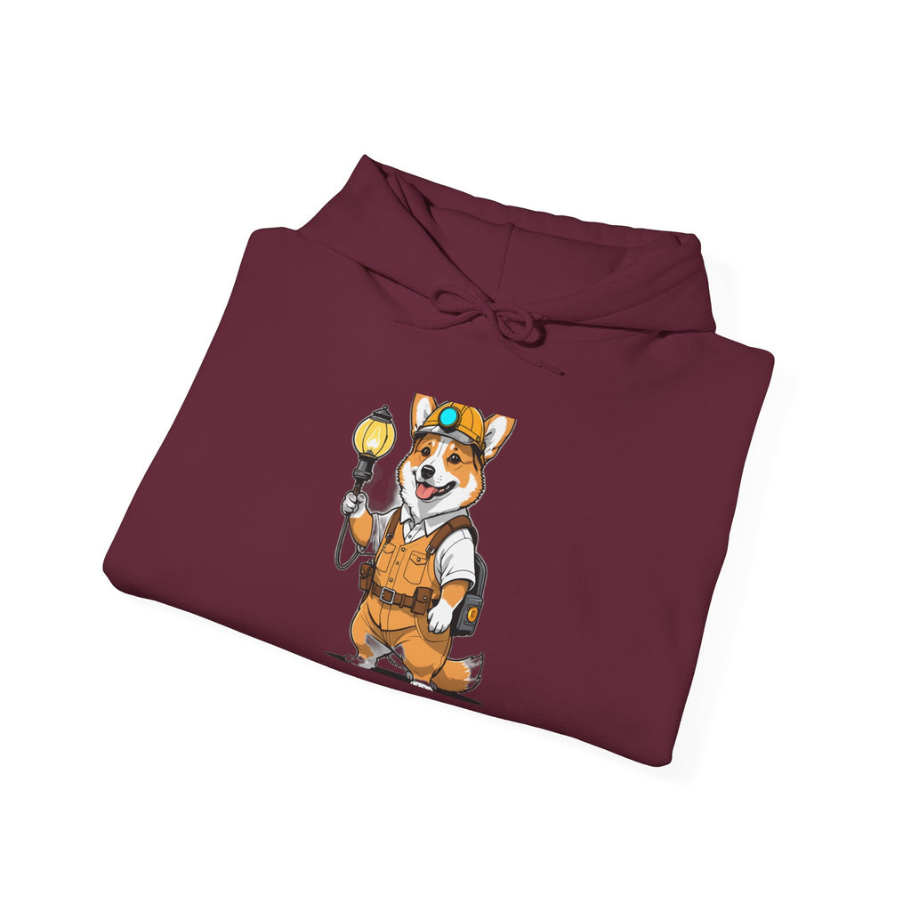Corgi Caught Lantern — Unisex Hoodie