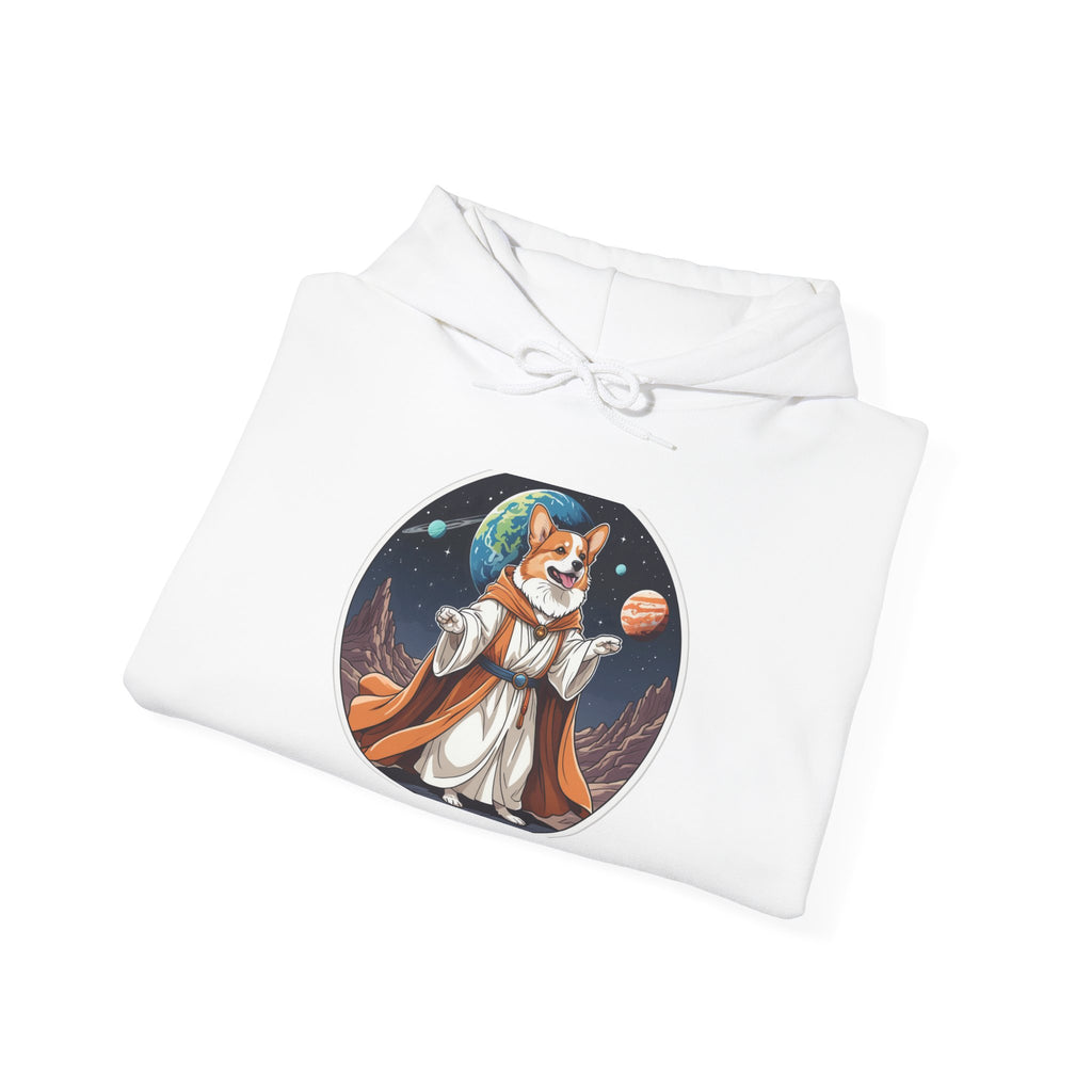 Corgi Cosmic Quest — Unisex Hoodie