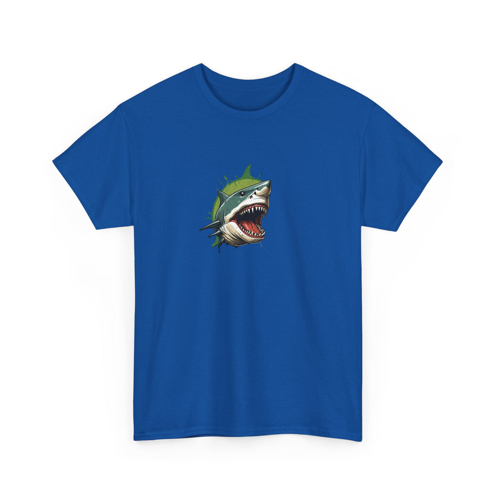Cursed Shark Brain Rot Graphic Tee | Funny Meme Shirt for Cat Lady | Unisex T-Shirt