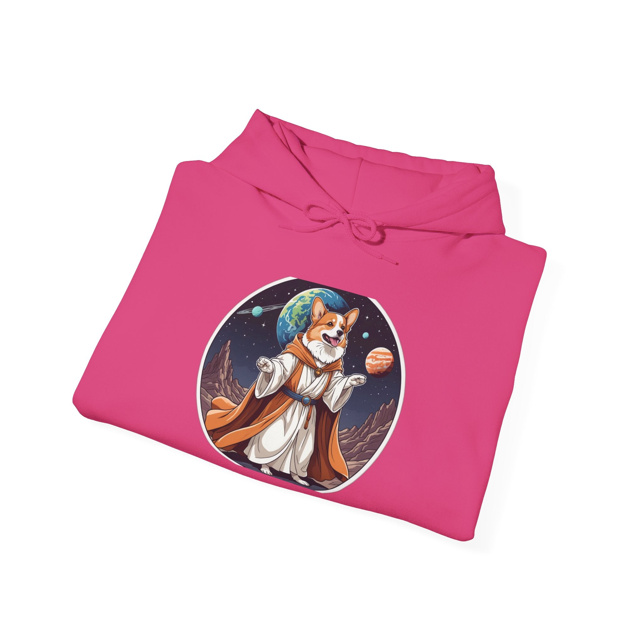Corgi Cosmic Quest — Unisex Hoodie
