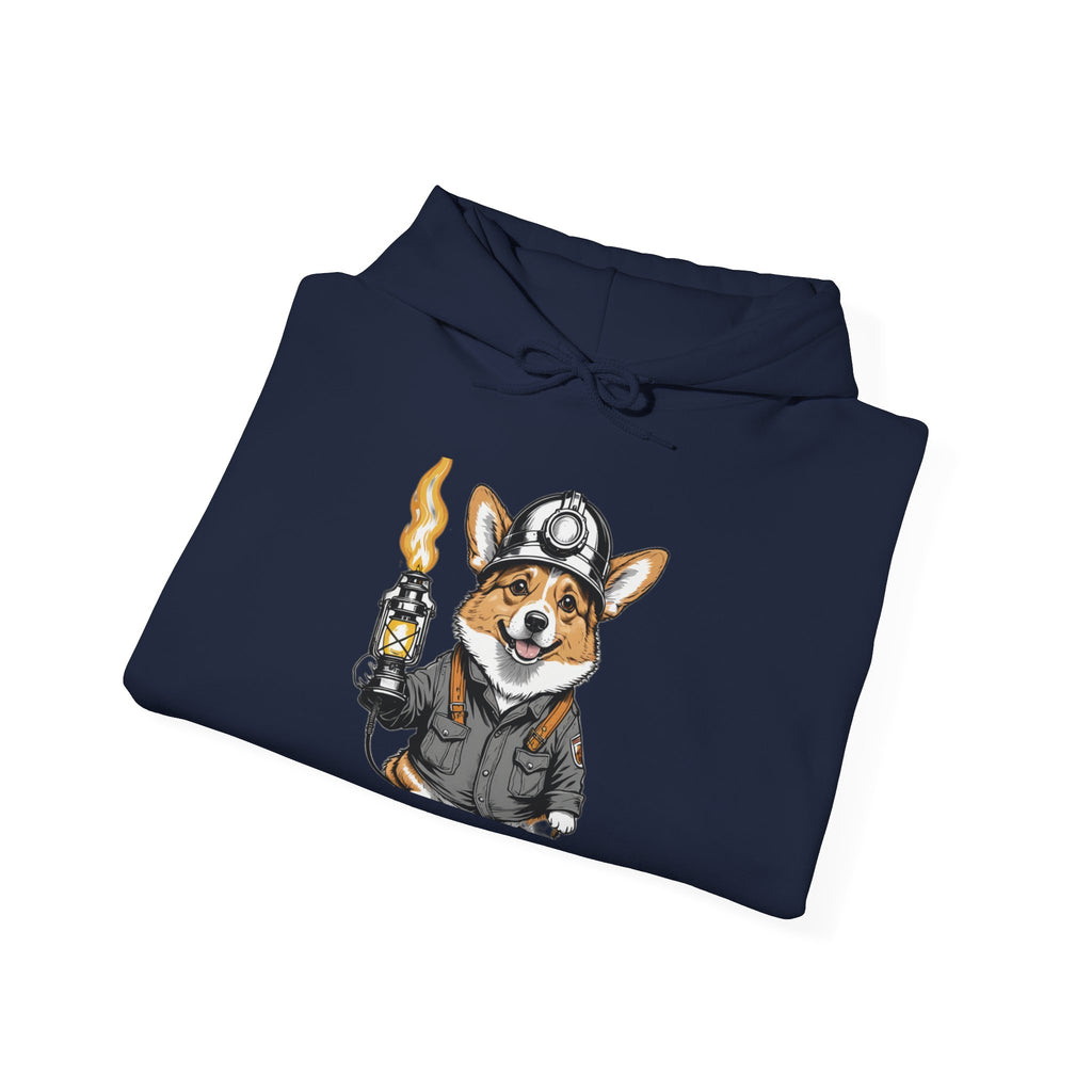 Corgi Miner's Helmet — Unisex Hoodie