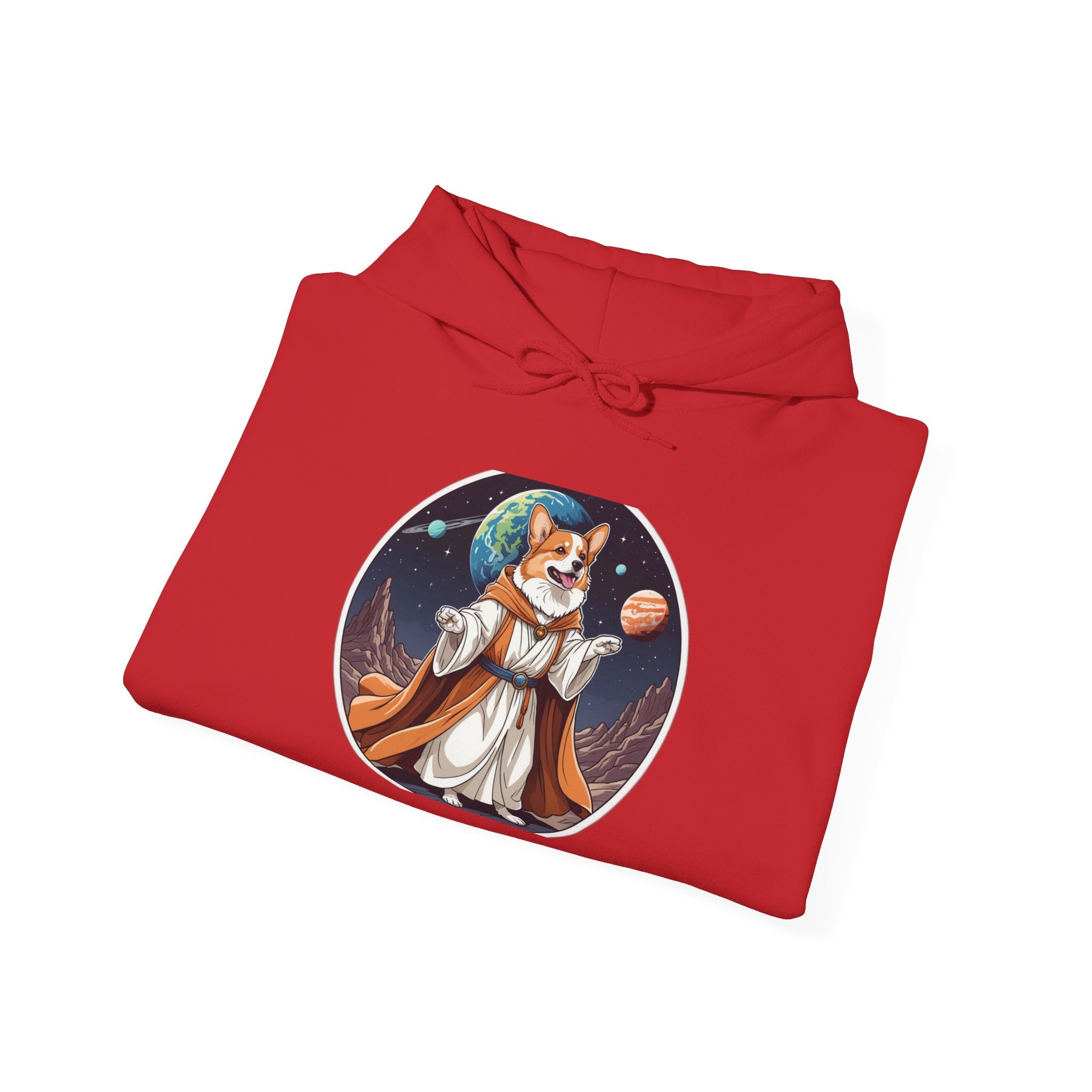 Corgi Cosmic Quest — Unisex Hoodie