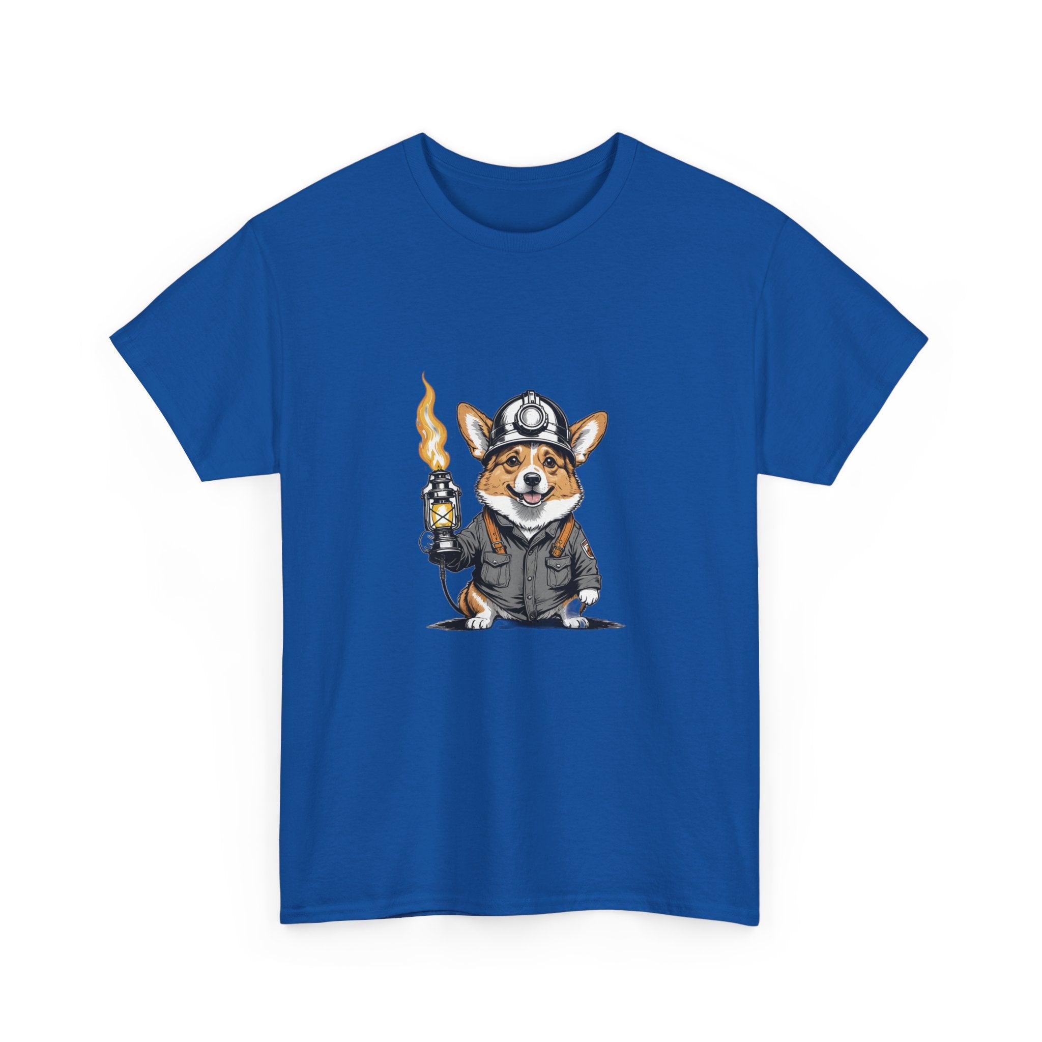 Corgi Miner's Helmet — Unisex T-Shirt