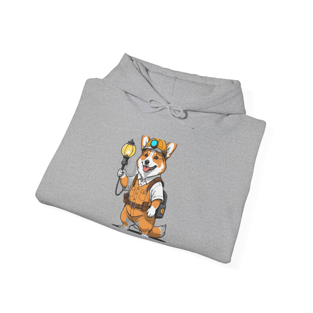 Corgi Caught Lantern — Unisex Hoodie