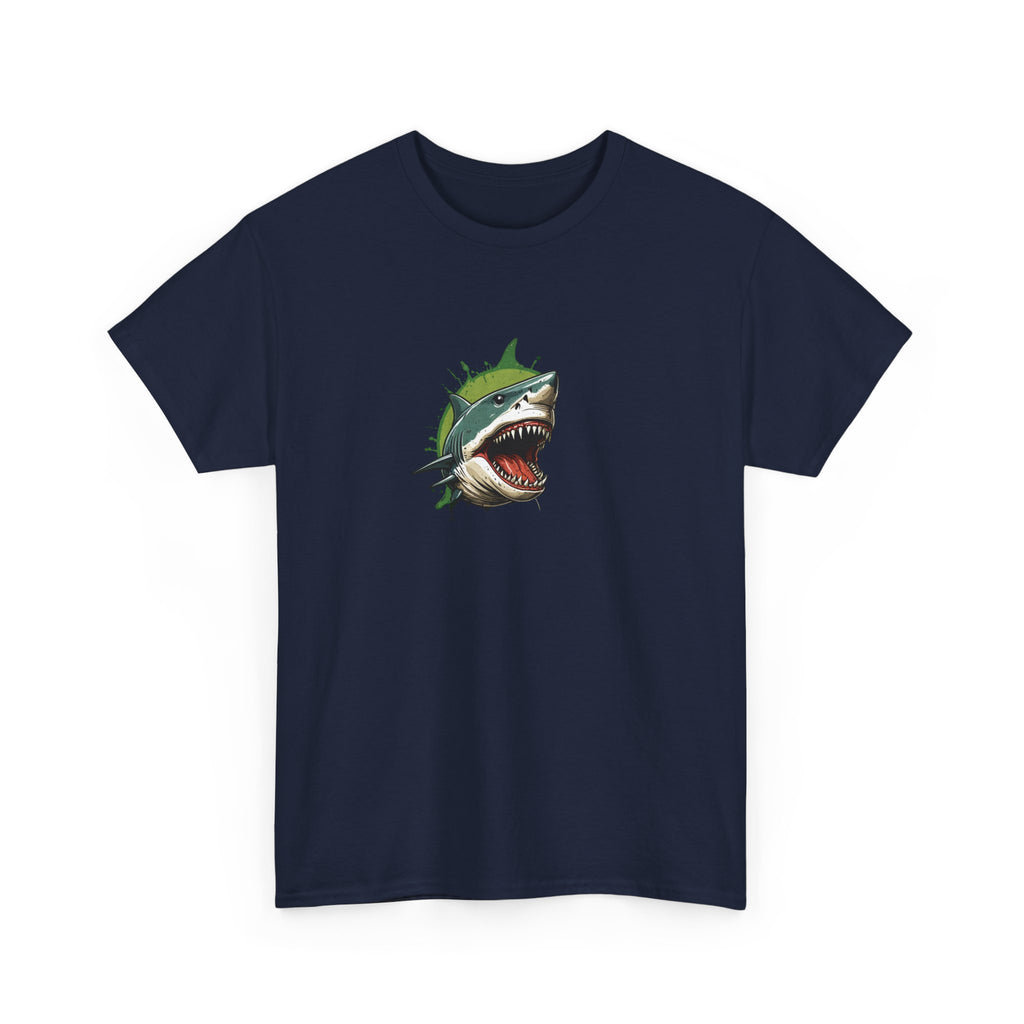 Cursed Shark Brain Rot Graphic Tee | Funny Meme Shirt for Cat Lady | Unisex T-Shirt