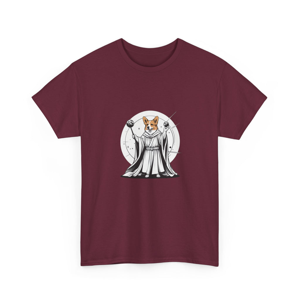 Corgi Points to the Cosmos — Unisex T-Shirt