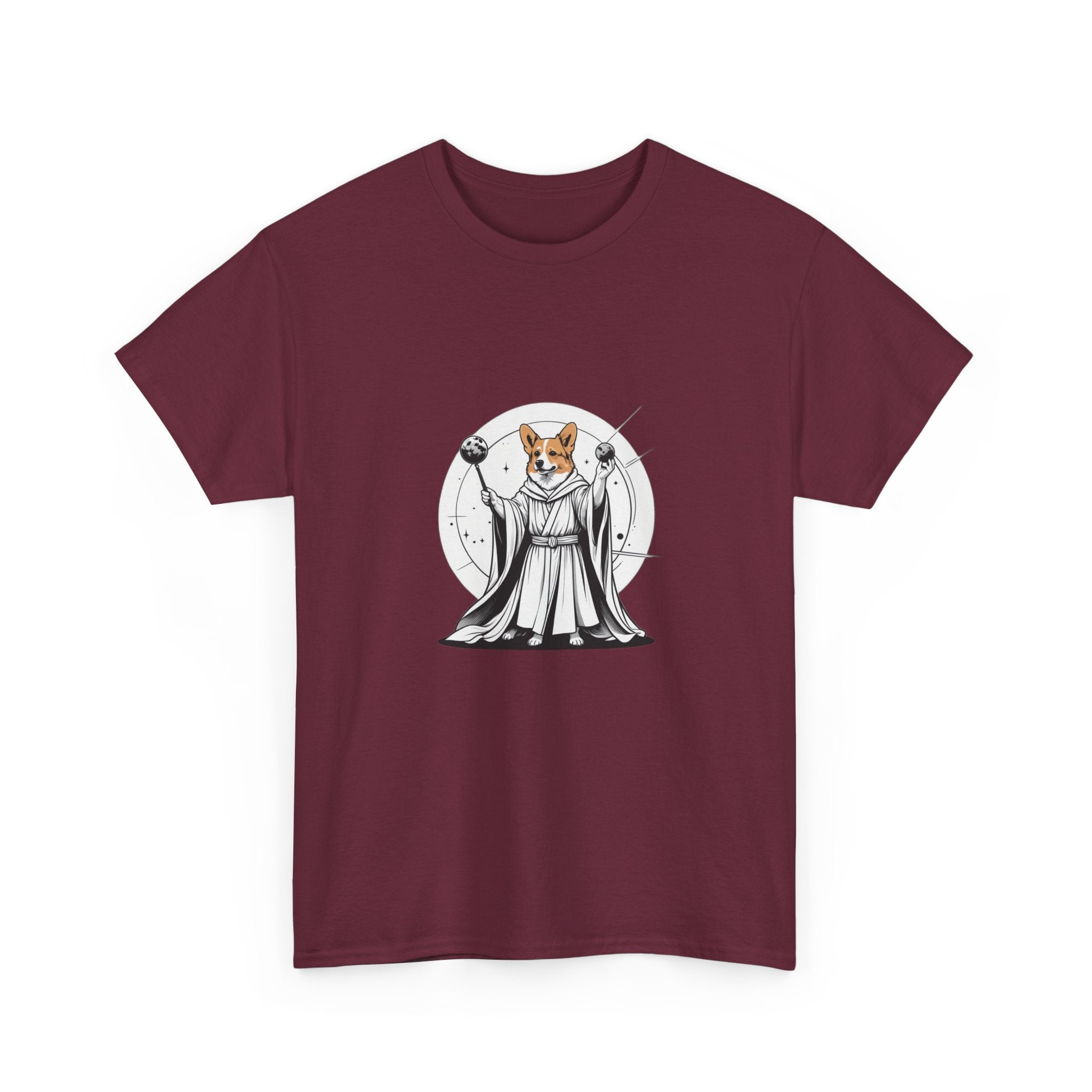 Corgi Points to the Cosmos — Unisex T-Shirt