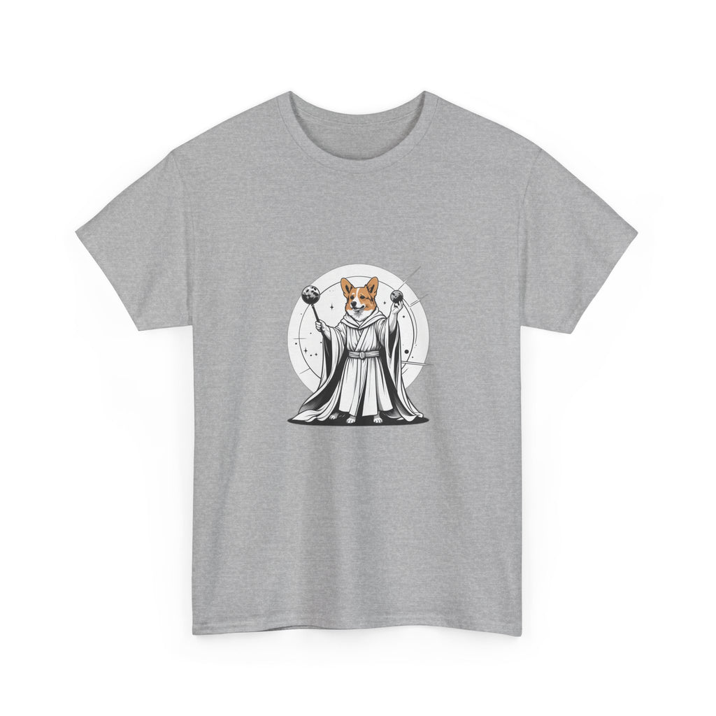 Corgi Points to the Cosmos — Unisex T-Shirt