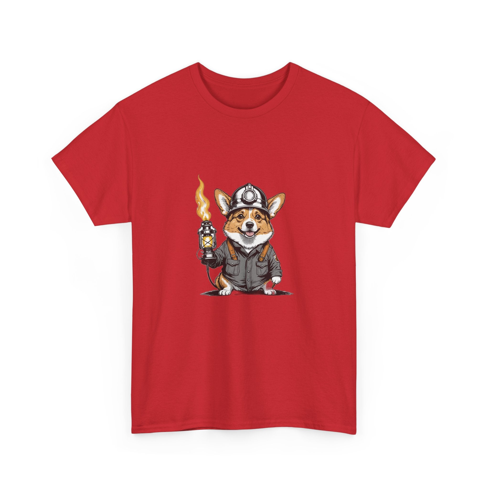 Corgi Miner's Helmet — Unisex T-Shirt