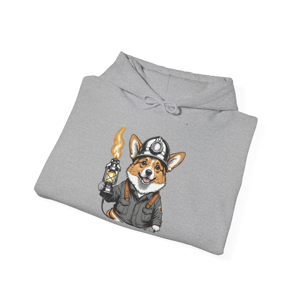 Corgi Miner's Helmet — Unisex Hoodie