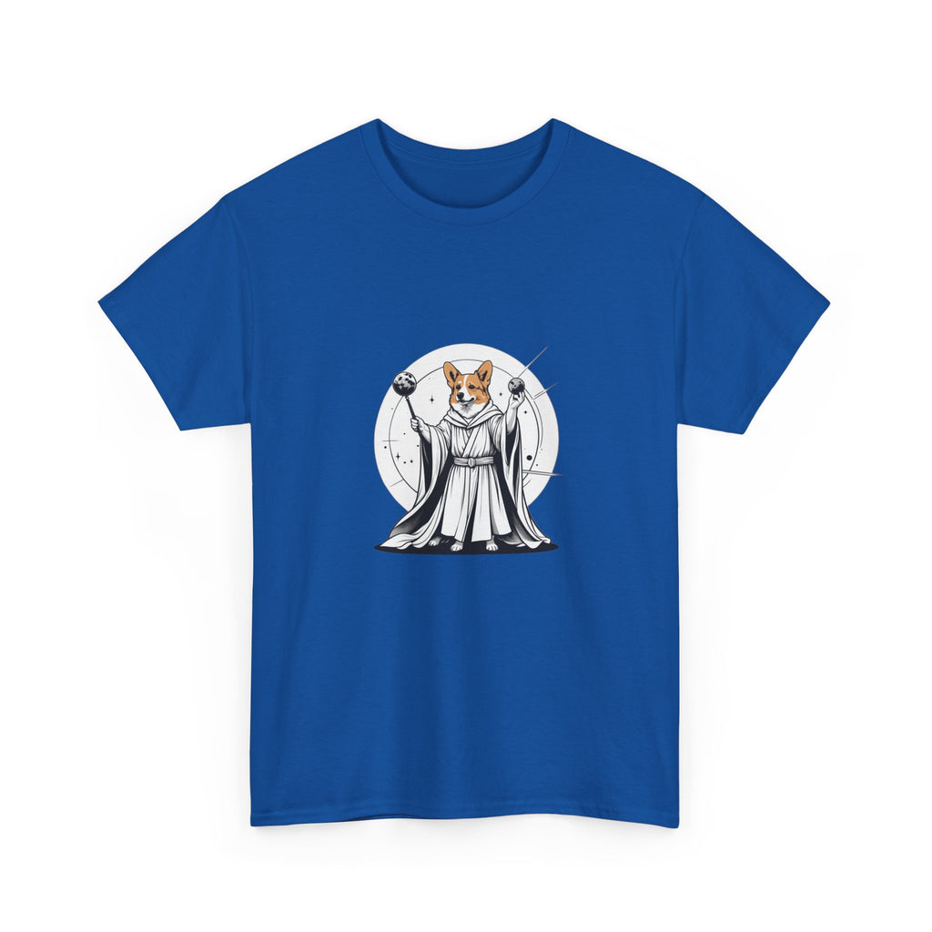 Corgi Points to the Cosmos — Unisex T-Shirt