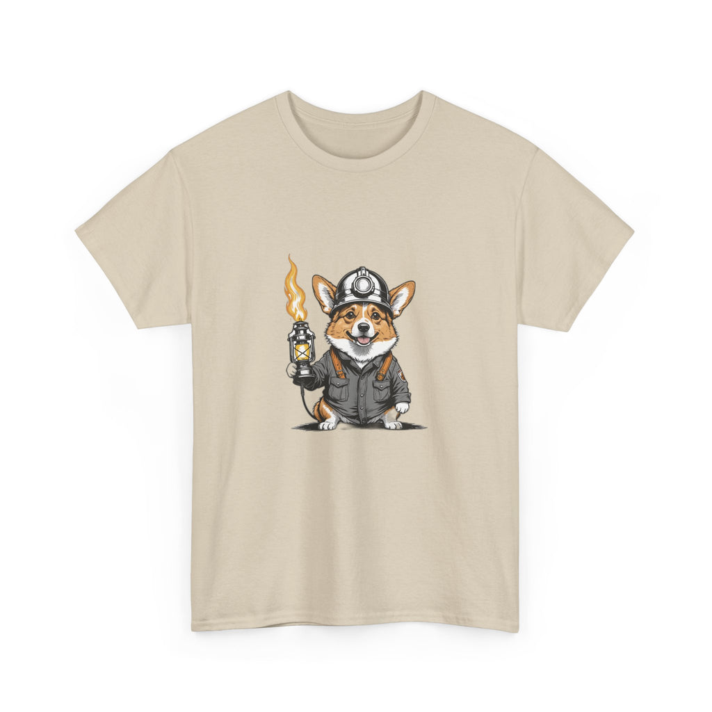 Corgi Miner's Helmet — Unisex T-Shirt