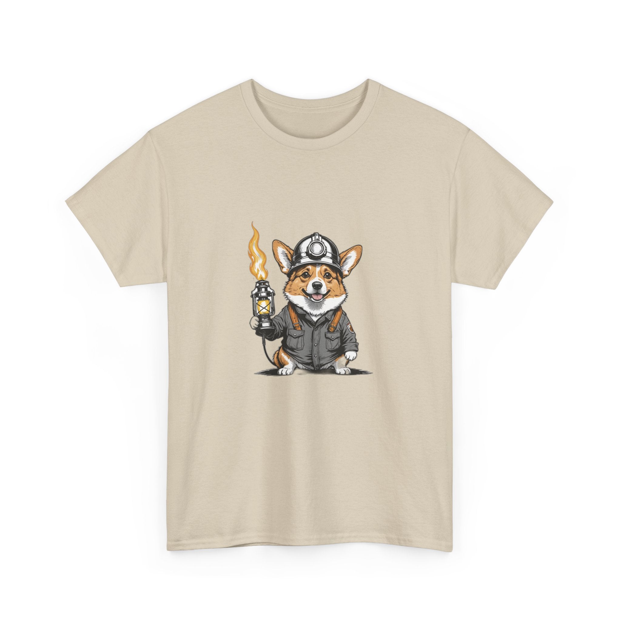 Corgi Miner's Helmet — Unisex T-Shirt