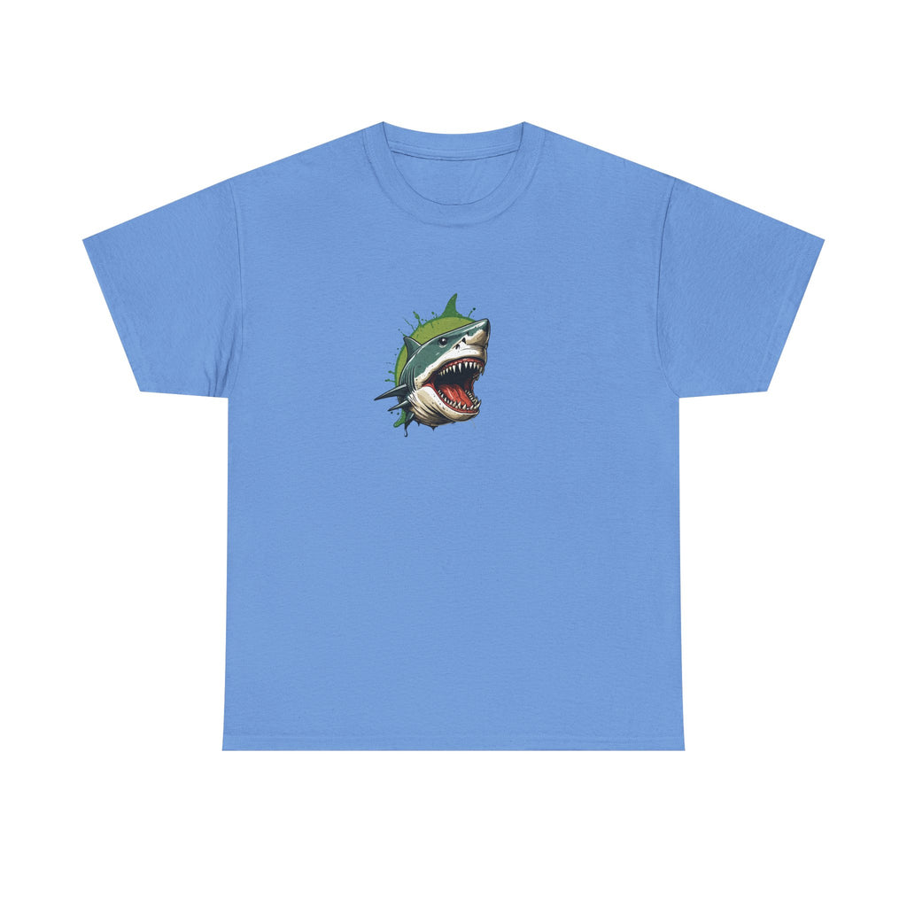 Cursed Shark Brain Rot Graphic Tee | Funny Meme Shirt for Cat Lady | Unisex T-Shirt