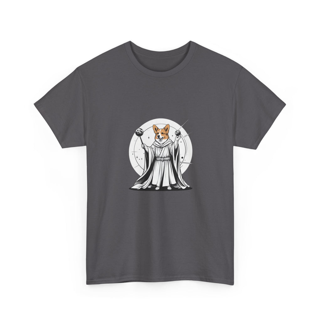 Corgi Points to the Cosmos — Unisex T-Shirt
