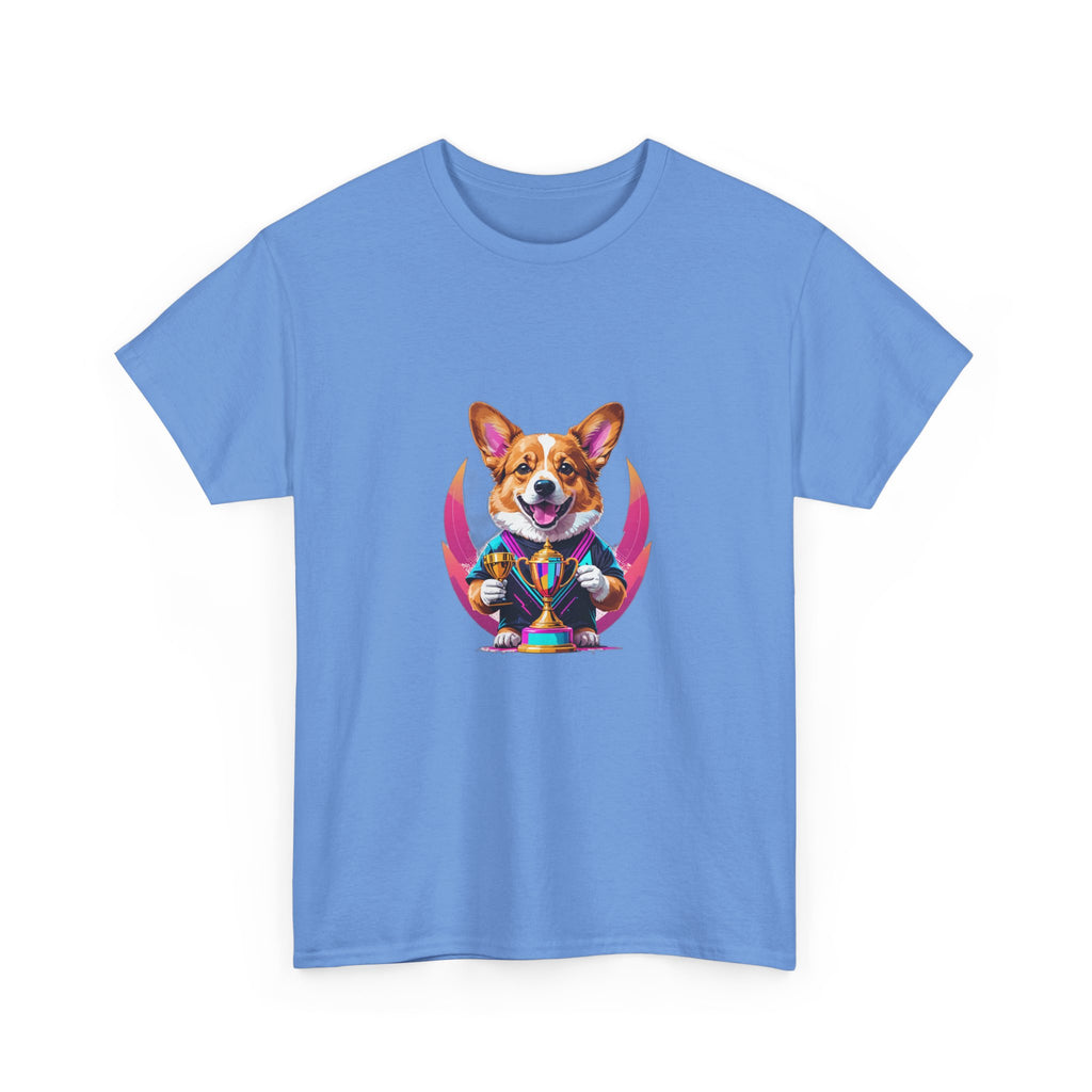 Glitched Corgi Trophy Holder — Unisex T-Shirt
