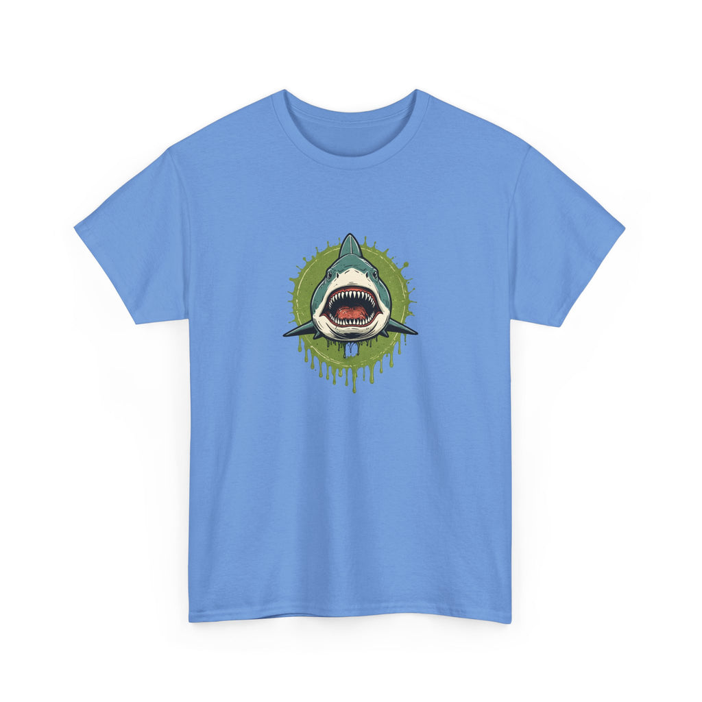 Shark Brain Rot Meme Graphic Tee | Cursed Unhinged T-Shirt | Unisex T-Shirt