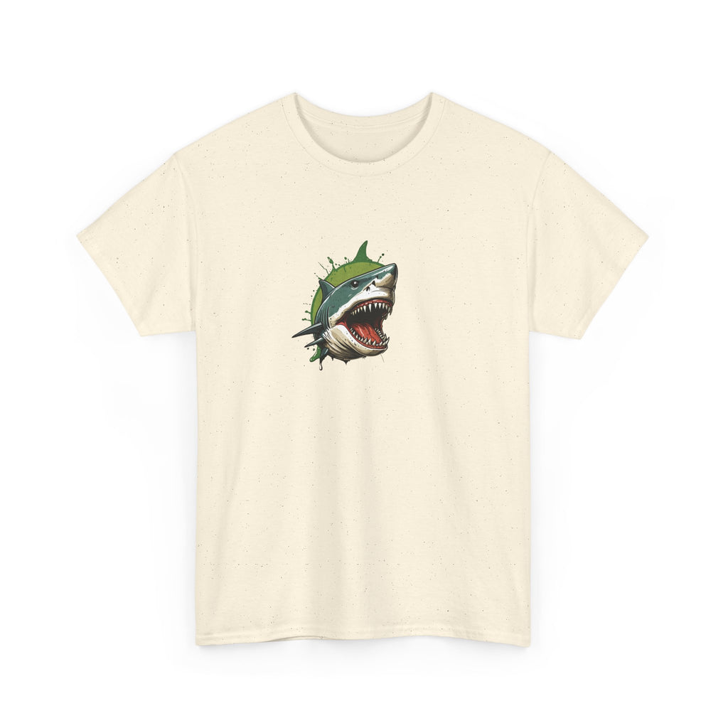 Cursed Shark Brain Rot Graphic Tee | Funny Meme Shirt for Cat Lady | Unisex T-Shirt